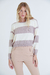 Sweater escote redondo rayado corto #SW2405 - comprar online