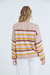 Sweater escote redondo rayado de colores #SW2408
