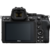 Câmera mirrorless Nikon Z5 vista traseira com tela LCD e controles.