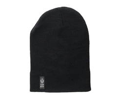 Gorro de Lana - Ingredientes en colores - Punto fino - Largo - Negro - comprar online