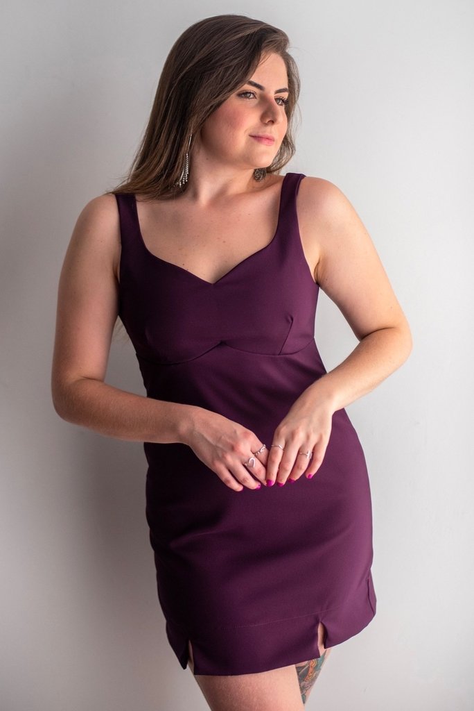 Forever Your Girl Plum Purple Bodycon Dress