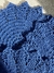 JOGO AMERICANO CROCHET AZUL 8 PEÇAS - comprar online