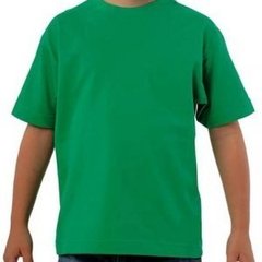 Remeras lisas algodón mercerizado Niño