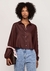 Camisa Cropped Abotoamento Frontal - loja online