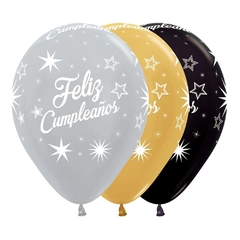 Globo R12 Feliz Cumpleaños Infinity Sempertex x2