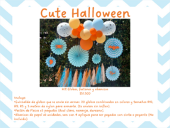 Cute Halloween Kit Globos, Festones, Abanicos - comprar online