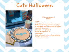 Cute Halloween Kit Puesto de Mesa - comprar online