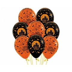 Globo R12 Halloween Infinity Sempertex x6 - comprar online