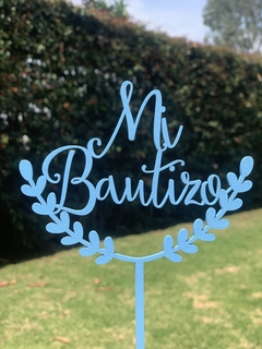 Cake Topper "Mi Bautizo”