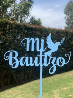 Cake Topper "Mi Bautizo”