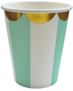 Vaso de Papel Mint Tipo Circus x10 unidades