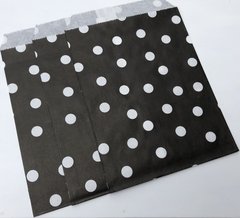 Bolsas de Papel Negro con Puntos Blancos xunidad