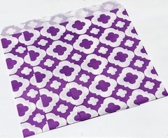 Bolsas de Papel Morado con Arabescos x1 unidad