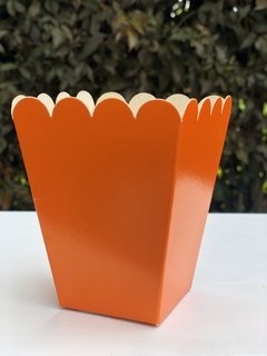 Caja Crispetera Naranja x unidad