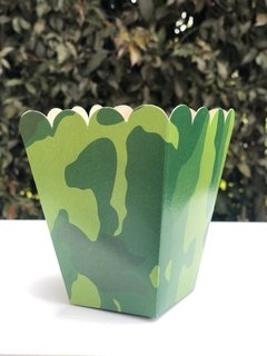 Caja Crispetera Camuflado x6 unidades