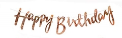 Guirnalda Letras "Happy Birthday" Rose Gold