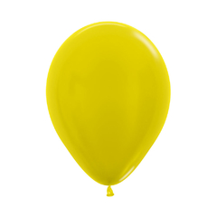 Globo R5 Metal Amarillo Sempertex x6