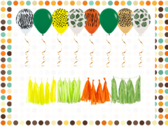 Party Kit Festones y Globos Jungla - comprar online