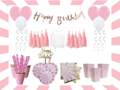 Party Kit Rosado Circus - comprar online