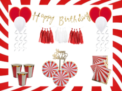 Party Kit Rojo Circus