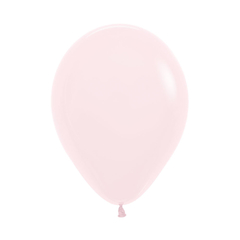 Globo R12 Pastel Mate Rosado Sempertex x6