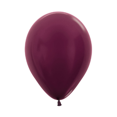 Globo R12 Metal Vinotinto Sempertex x6