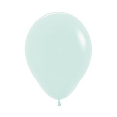 Globo R12 Pastel Mate Verde Sempertex x6