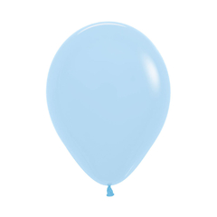 Globo R9 Pastel Mate Azul Sempertex x6