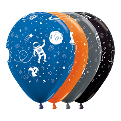 Globo R12 Espacio Exterior Infinity Sempertex x4