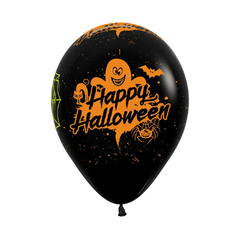 Globo R12 Happy Halloween Fiesta Infinity Sempertex x6