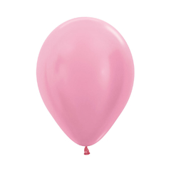 Globo R5 Satín Rosado Sempertex x6