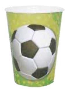 Vaso de Papel Fútbol x10 unidades