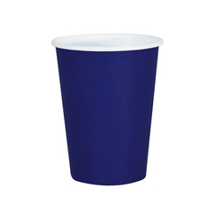 Vaso de Papel Azul Oscuro x8 unidades