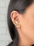 Brinco Ear Cuff Bolinhas - Banho Ouro 18k - comprar online