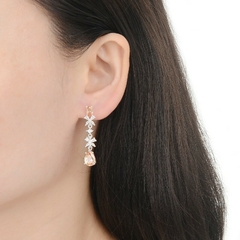 P1295 - Aros Pendientes con cubics, Plata 925 - comprar online