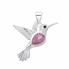 P1348 - Dije Colibri con cubics, Plata 925