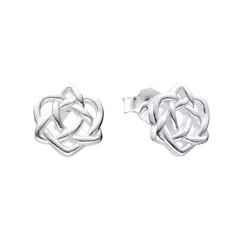 P418 - Aros Triqueta Celda, Plata 925