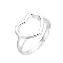 P1359 - Anillo de Corazon, Plata 925