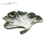 Folha decorativa porcelana Leaf Verde Alto padrão P.Entrega