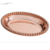 Bandeja Rose Gold Redondo 17 cm de Metal Para centro de mesa