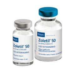 Anestésico Tranquilizante Inyectable Zoletil 50