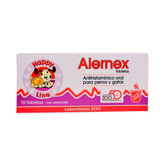 Alernex Antihistamínico x 10 Tabletas