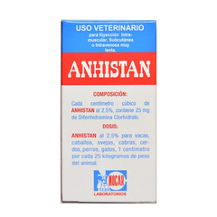 Anhistan Antihistamínico Inyectable x 100 ml