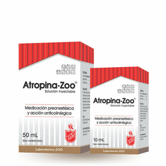 Anestésico Tranquilizante Atropina - Zoo Inyectable x 50 ml