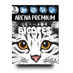 Arena para Gatos Bigotes Premium Floral 5 Kilos