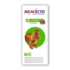 Bravecto Antipulgas para Perros de 10 a 20 Kg. Tableta Masticable