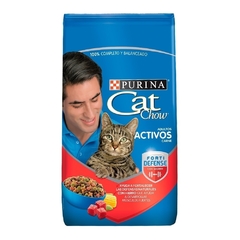 Comida para gato Cat Chow Activos Adultos Carne 8 Kgs