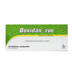 Doxidan 200 mg Antibiótico x 20 Tabletas