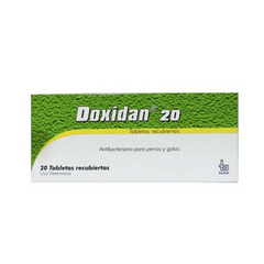 Doxidan 20 mg Antibiótico x 20 Tabletas