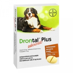 Drontal Saborizado Antiparasitario Interno Perros mas de 35Kg Tableta